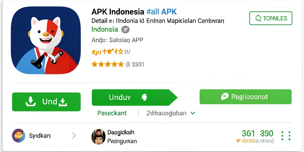 Screenshot menunjukkan tampilan utama game yang menarik.