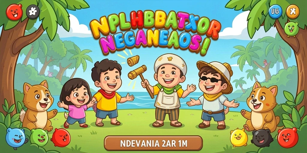 Tampilan menarik dari antarmuka pengguna IDNRAJA.