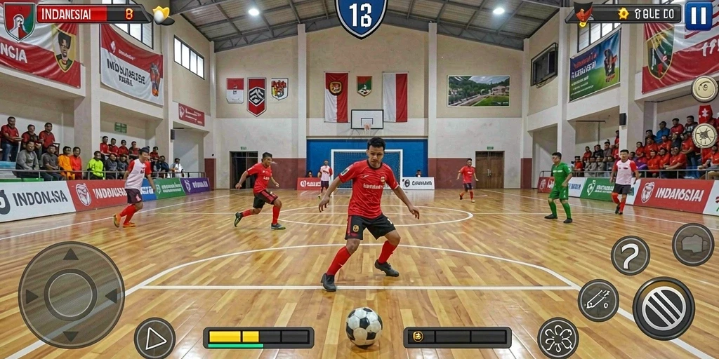 Tampilkan tampilan antarmuka permainan yang menarik.