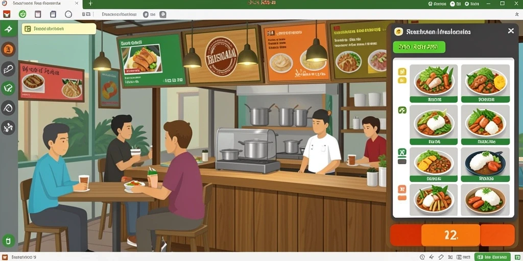 Tampilan antarmuka yang user-friendly dan menarik.