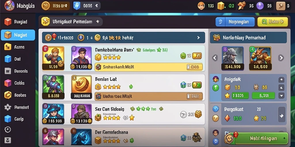 Screenshot menampilkan karakter utama dalam aksi.