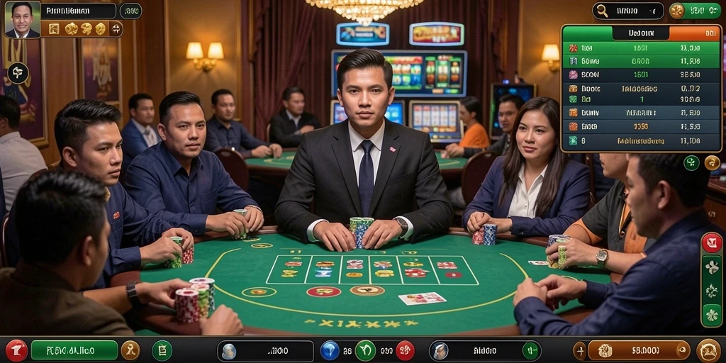 Menggambarkan karakter heroik dalam aksi.