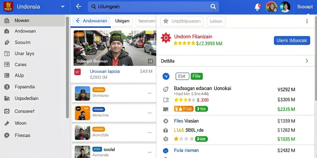 Tampilan antarmuka yang mudah dinavigasi.