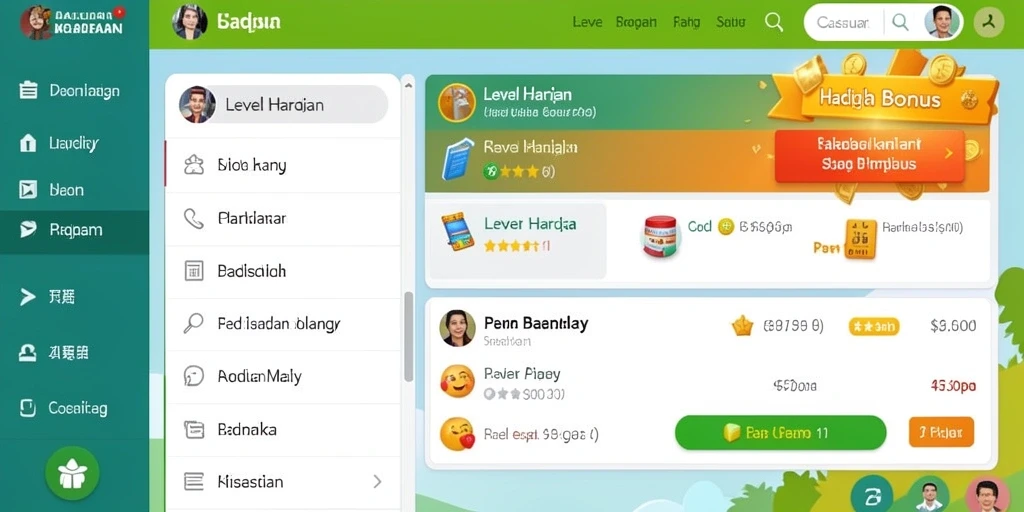 Tampilan antarmuka yang mudah dipahami.