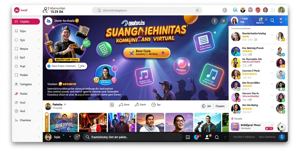 Menampilkan tampilan antarmuka yang ramah pengguna.