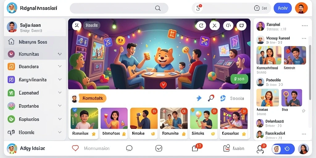 Tampilan antarmuka yang menarik dan mudah digunakan.